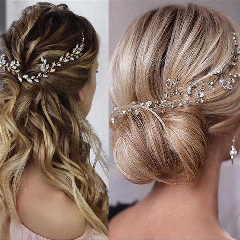 Rhinestone Pearl Hair Accessories Hairband Hairpins Crystal