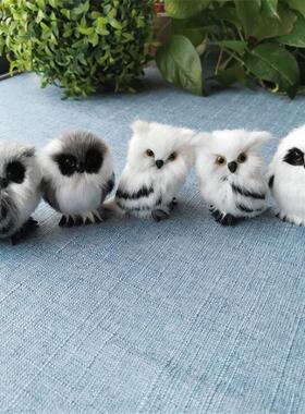 Owl Exquisite Ornament Cute Lovely Furry Christmas Bird Orna