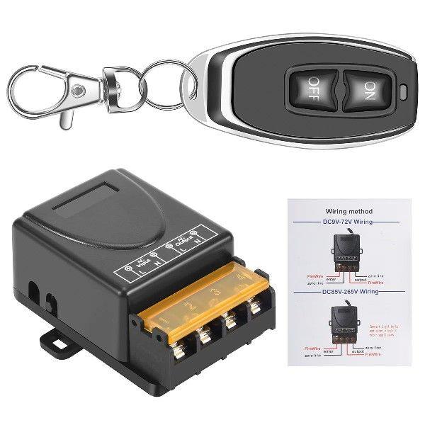 433MHz 220V Water Pump Remote Control Switch 1Ch 30A