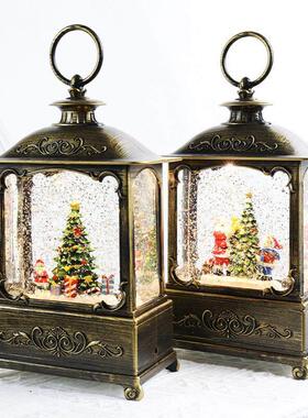 Xmas Decor: Wind Lamp, Crystal Lamp, Music Box Gift