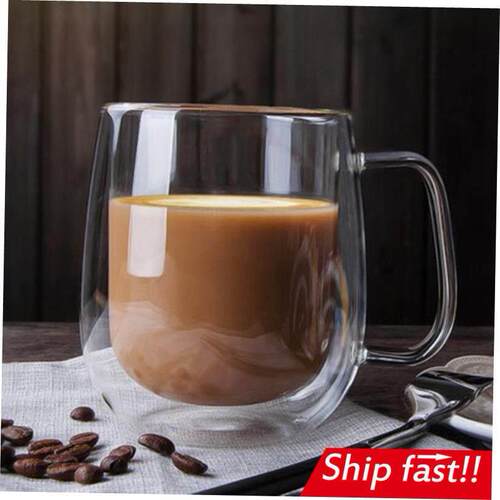 Water glass mug Coffee Cup Set Heat-resistant Double Handle