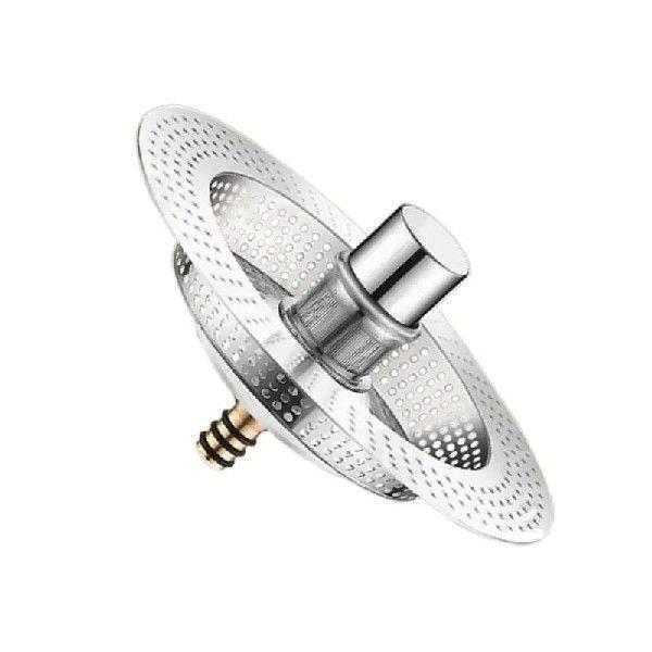 Stainless Steel Sink Drain Strainer Kitchen Anti-Clogging