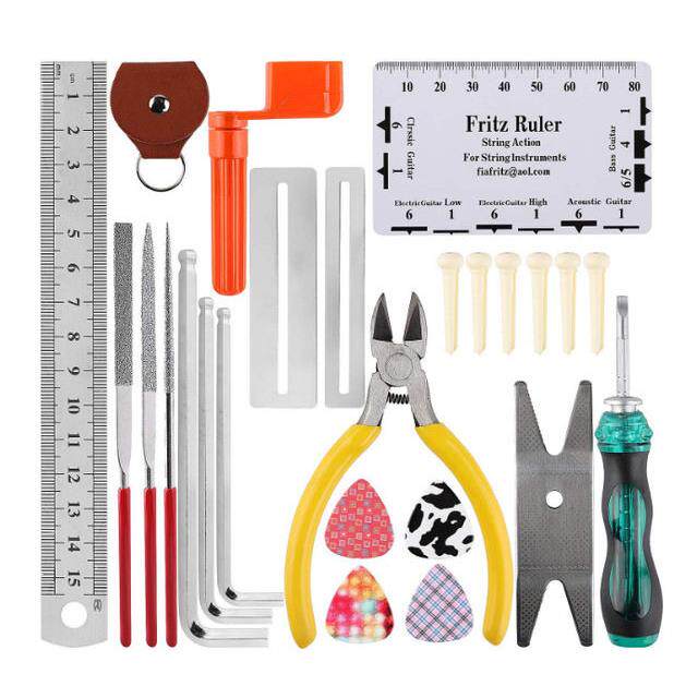 26 in 1 guitar kit set Guitar repair care tools Toolkit