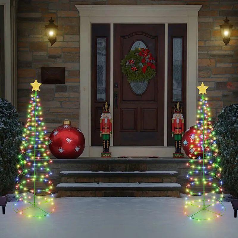 Outdoor Waterproof Solar Led Christmas Tree Decoration Solar