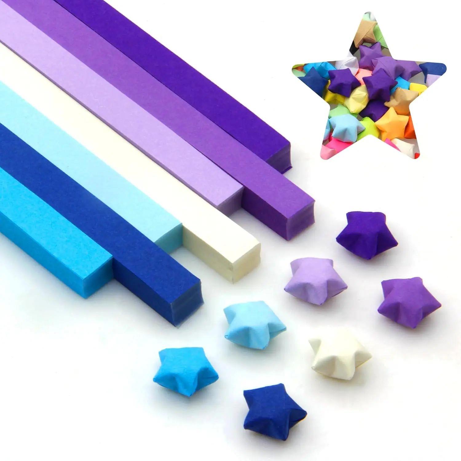 540pcs Origami Star Paper Strips Lucky Star Decoration Paper