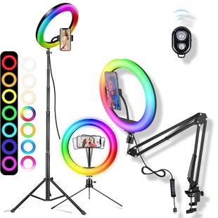 Selfie Ring Light RGB Fill LED RingLight Selfie Lamp Photogr