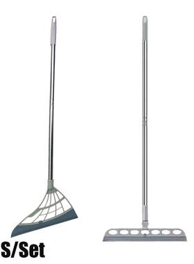 2PCS/Set Silicone Broom Wiper Squeegee Window Washing Multif