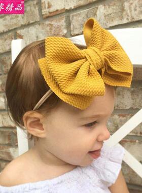 kids Headband Baby bow Hairband girl Headdress Hair hoop发带