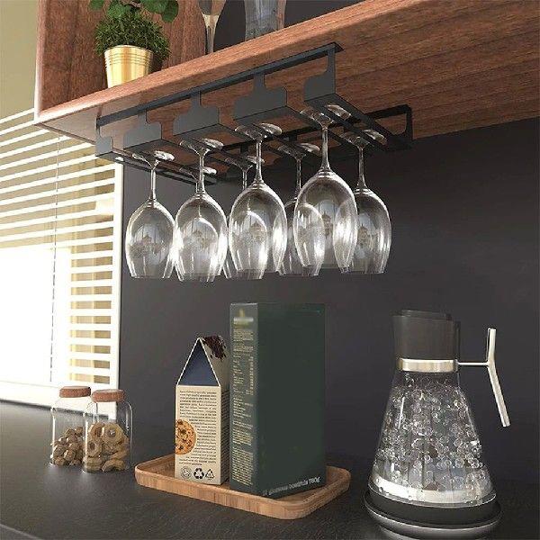 Hanging Wine Glass Metal Storage Bracket Household Stemware