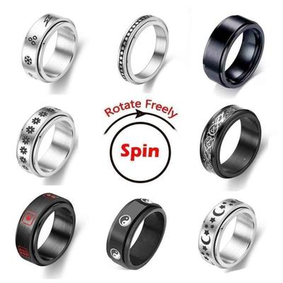 Anxiety Ring Figet Spinner Rings For Women & Men