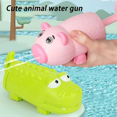 Kids Pull-Out Water Gun Toys For Children Shark Cartoon Desi