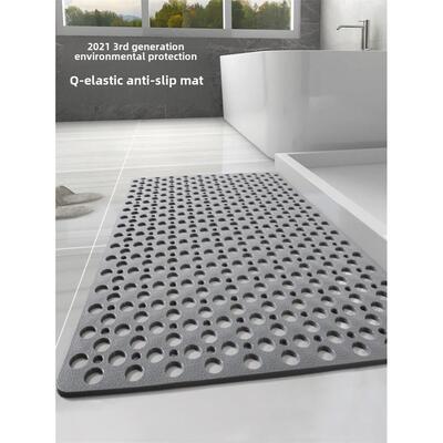 Hollow bathroom anti slip floor mat toilet carpet plastic