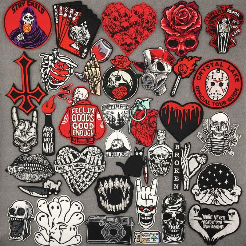 Embroidery Patch Ironing Applications Clothing Thermoadhesiv