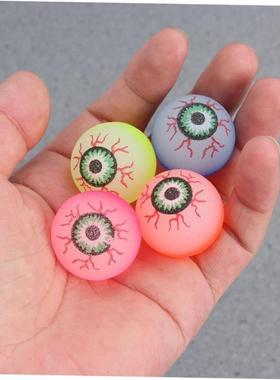 24pcs Bouncing Balls Halloween Eyeball Toys Bouncy Ball game