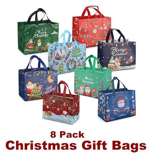 Christmas Gift Bags for Gifts Wrapping Shopping Xmas Party