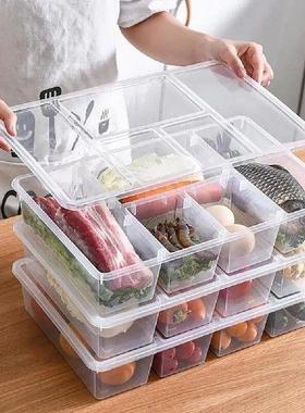 Snack Container Compartment Crisper Snack Box Transparent