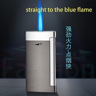 Straight flush windproof lighter inflatable lighter 打火机