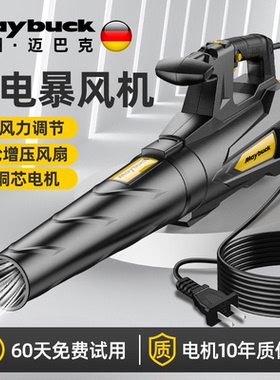 鼓风机大功率强力吹风机工业用吹灰尘树叶锂电暴风吹尘枪除雪神器