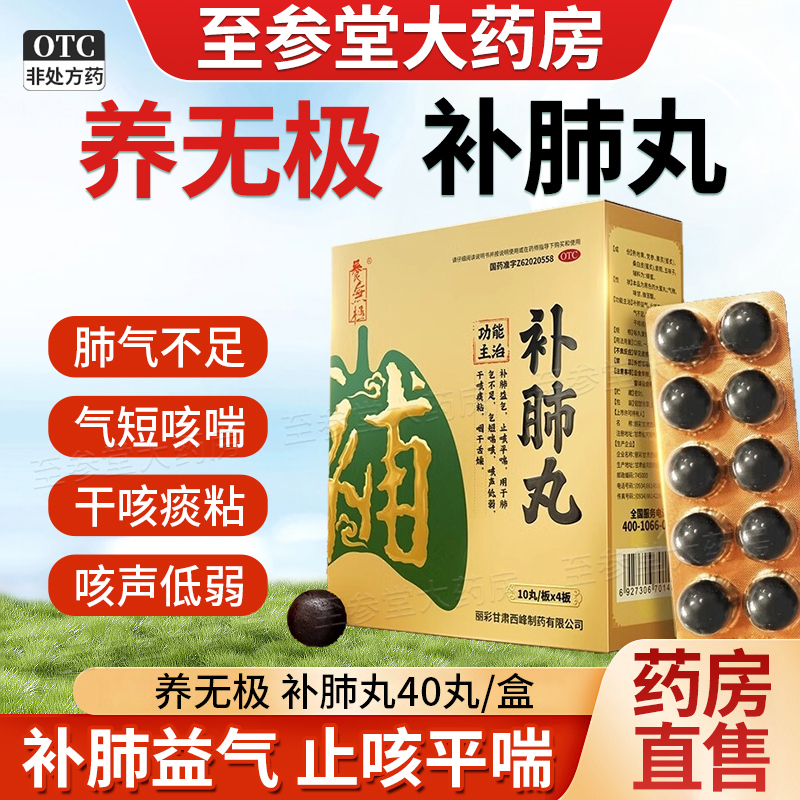 【养无极】补肺丸9g*40丸/盒