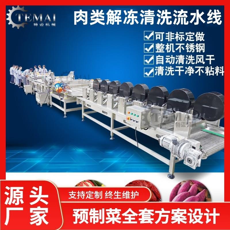 全自动马步鱼清洗设备 商用鲽鱼头清洗机 气泡黑鱼片洗鱼流水线