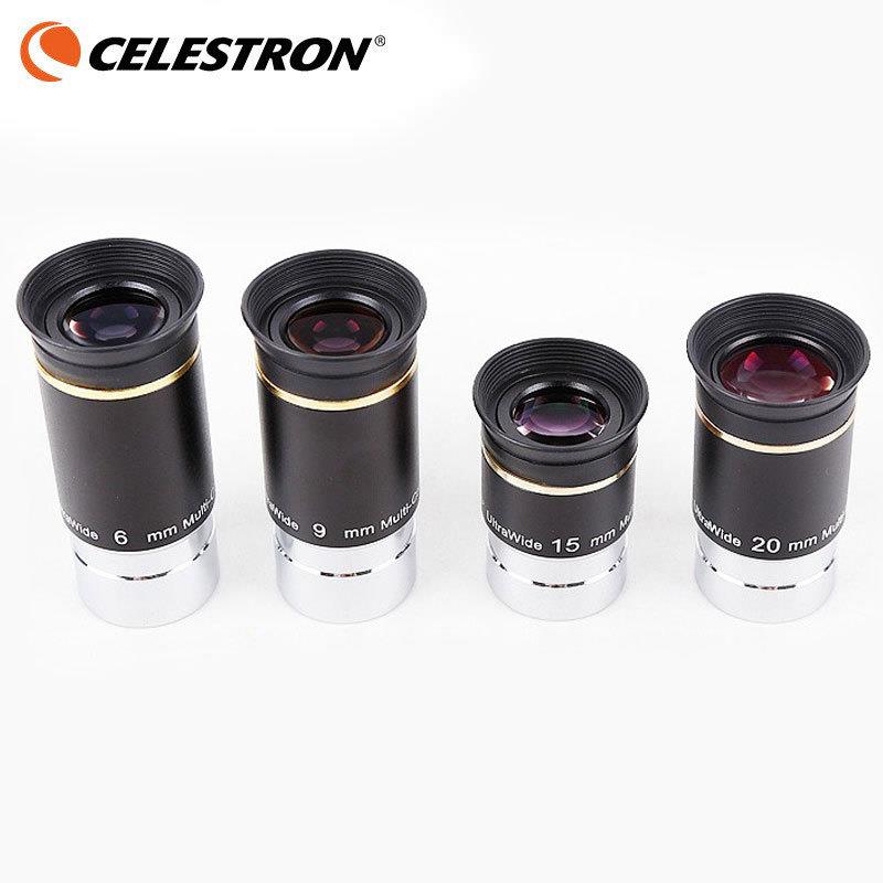星特朗超广角66度目镜uw 6mm 9mm 15mm 20mm行星天文望远镜配件