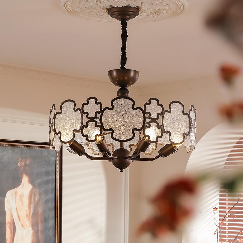 客厅吊灯美式复古高端大厅主灯法式vintage中古设计师卧室灯