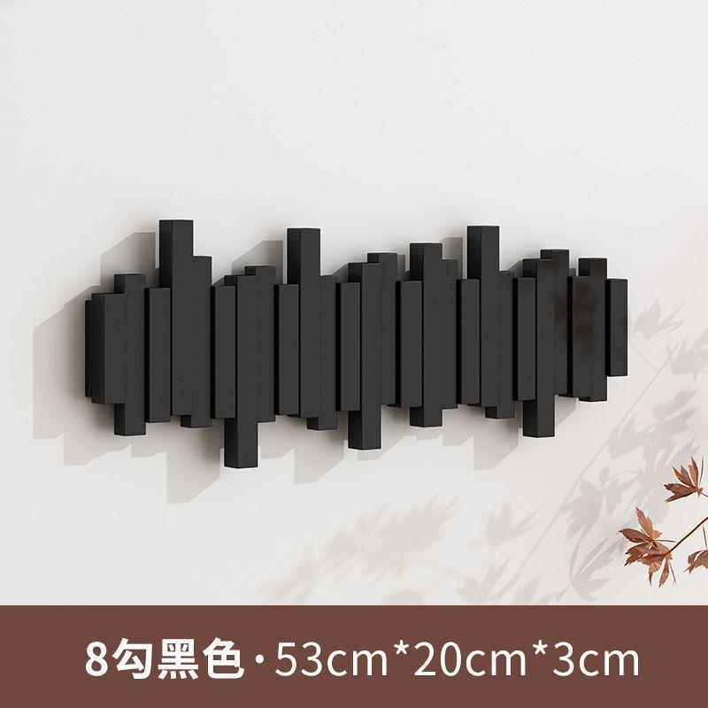 实木挂衣架钢琴键挂钩创意墙上壁挂衣钩入户门口进门玄关衣帽架