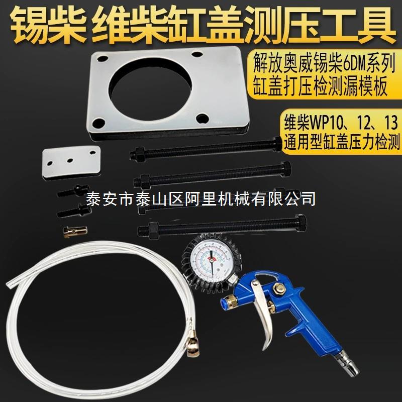 潍柴wp12wp13锡柴6DM发动机漏水用缸盖测压工具解放奥威打压检测