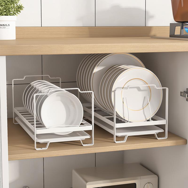 5ZV7橱柜内碗碟收纳架厨房抽屉内置不锈钢晾放盘水槽小型窄沥