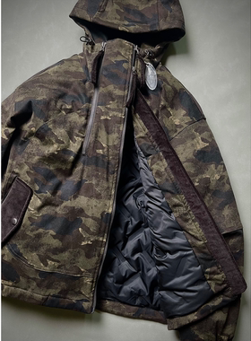 SKYROCKET扶摇【杰克莱恩】（机能风迷彩连帽羽绒长袖外套）