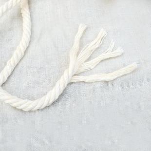棉绳粗细棉线绳编织挂毯绳diy棉绳包粽子线吊牌捆绑装 饰白棉线绳