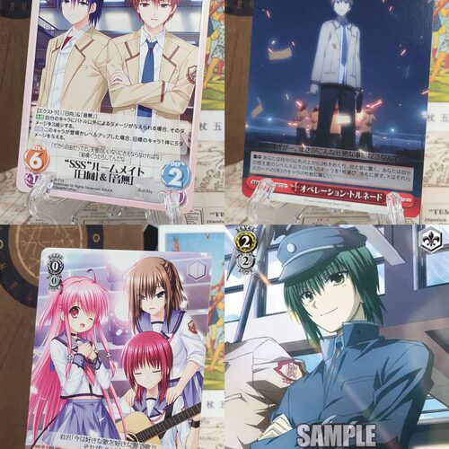 正版日谷卡牌 key社天使的心跳angelbeats音无结弦日向WS黑白双翼