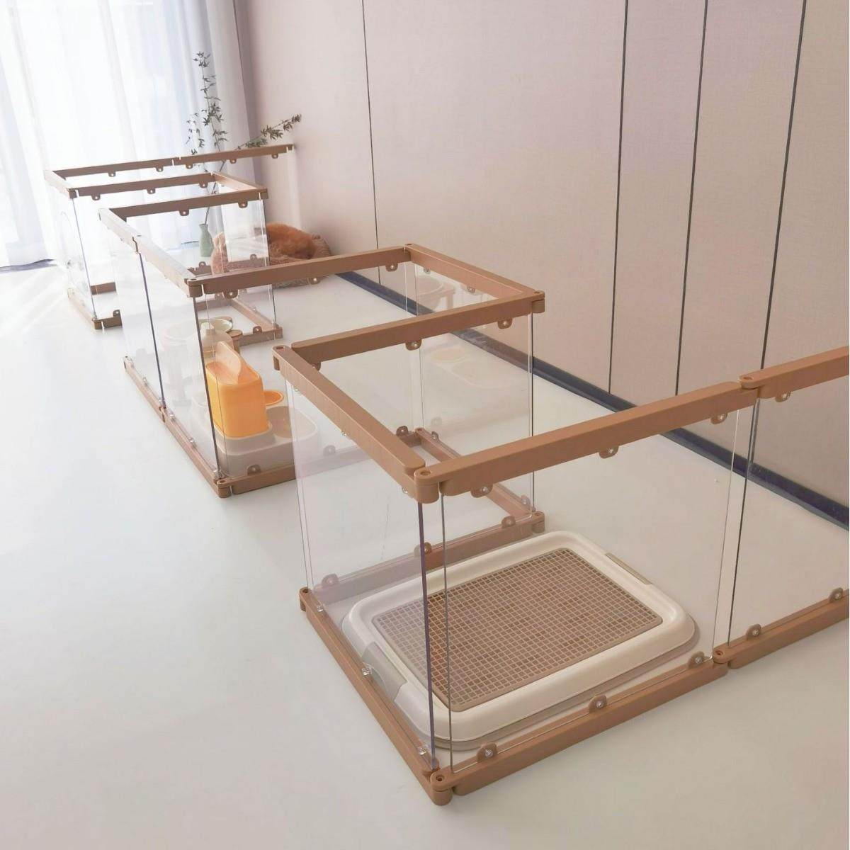 萌小宝透明宠物围栏狗笼子兔围栏亚克力砸不烂PC扩展装拓展单片门,居家日用,居家日用套装,淘宝优惠券,粉丝福利购,淘宝优惠卷