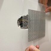 金属自粘补墙帖墙面修补贴墙洞天花板石膏板吊顶裂缝填堵补洞孔贴