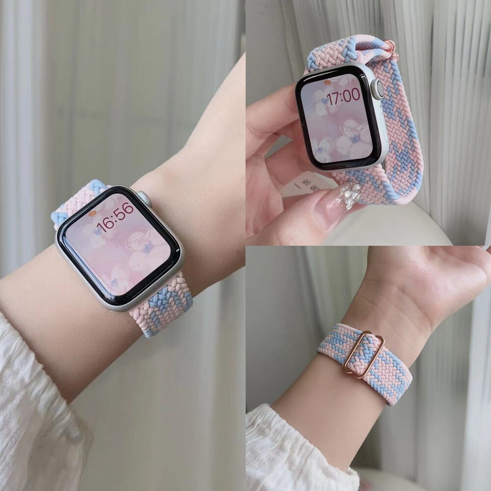 适用苹果手表带尼龙弹力可调节apple iwatch s9 8 7 5 4 3 2 1 6 se 腕带38mm 42mm 44mm 41mm 40 45mm 49mm怎么看?