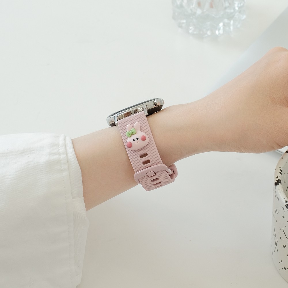 适用华为watch GT4 41mm 3手表带fit2 Pro荣耀S2小米color华米gtr GTS一加vivo OPPO se三星Ticwatch卡通硅胶高性价比高么？