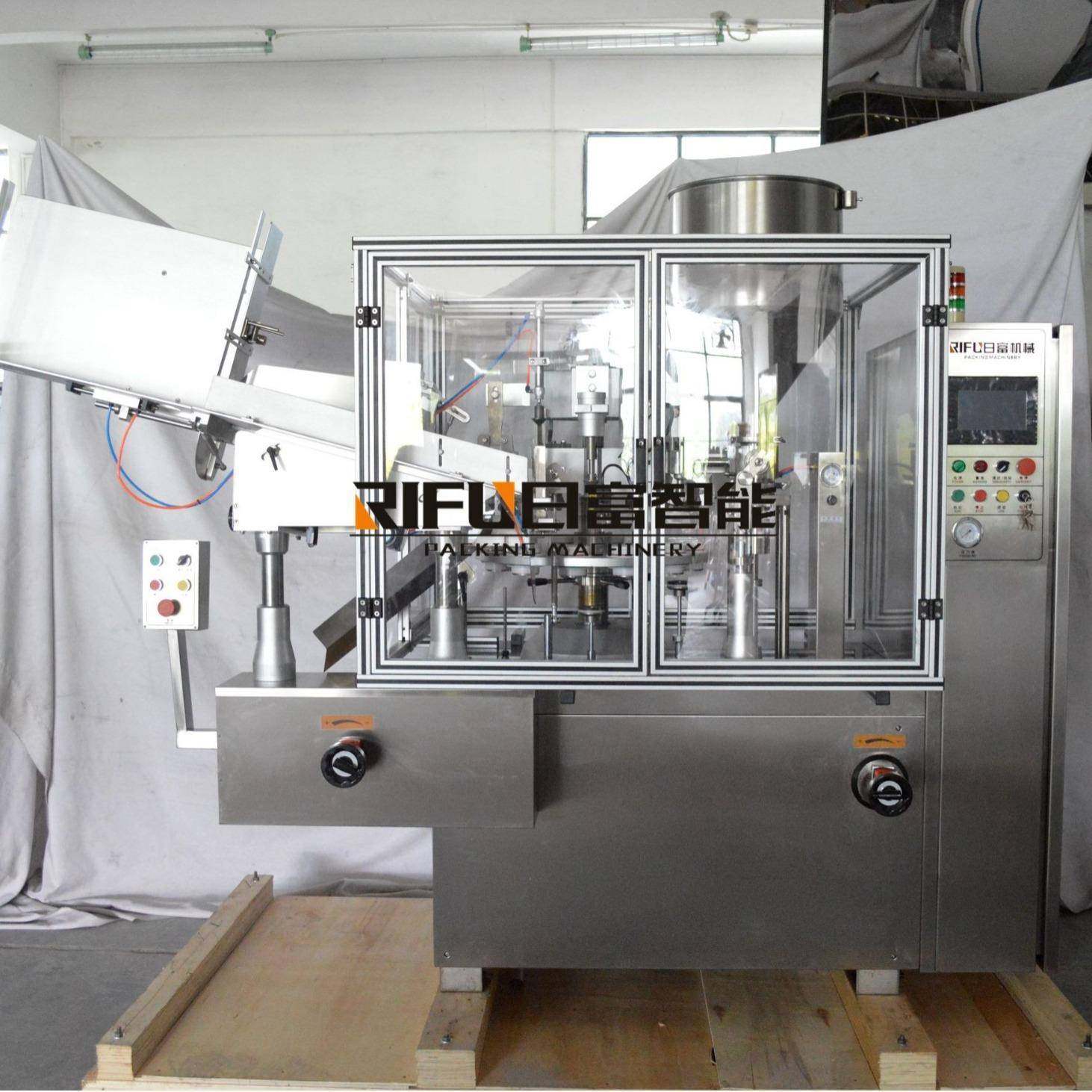 全自动高速灌装折尾机膏霜乳液洗面霜灌装封尾机广州厂家,清洗/食品/商业设备,其他食品加工设备,淘宝优惠券,粉丝福利购,淘宝优惠卷