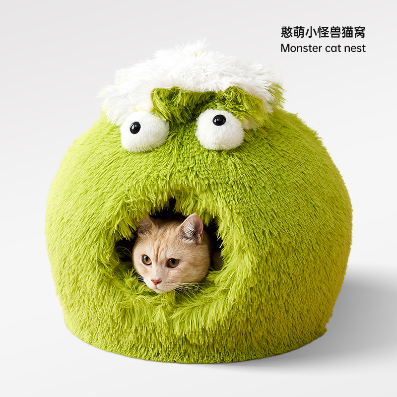 水木生冬季保暖猫窝封闭式猫窝