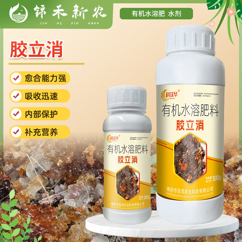 胶立消果树流胶专用樱桃树杏树苹有机肥
