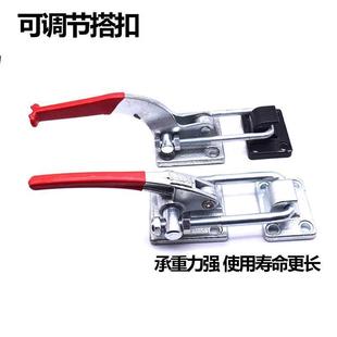 夹钳40370夹具 快速夹具40380可调工件固定压紧器重型锁扣门栓式