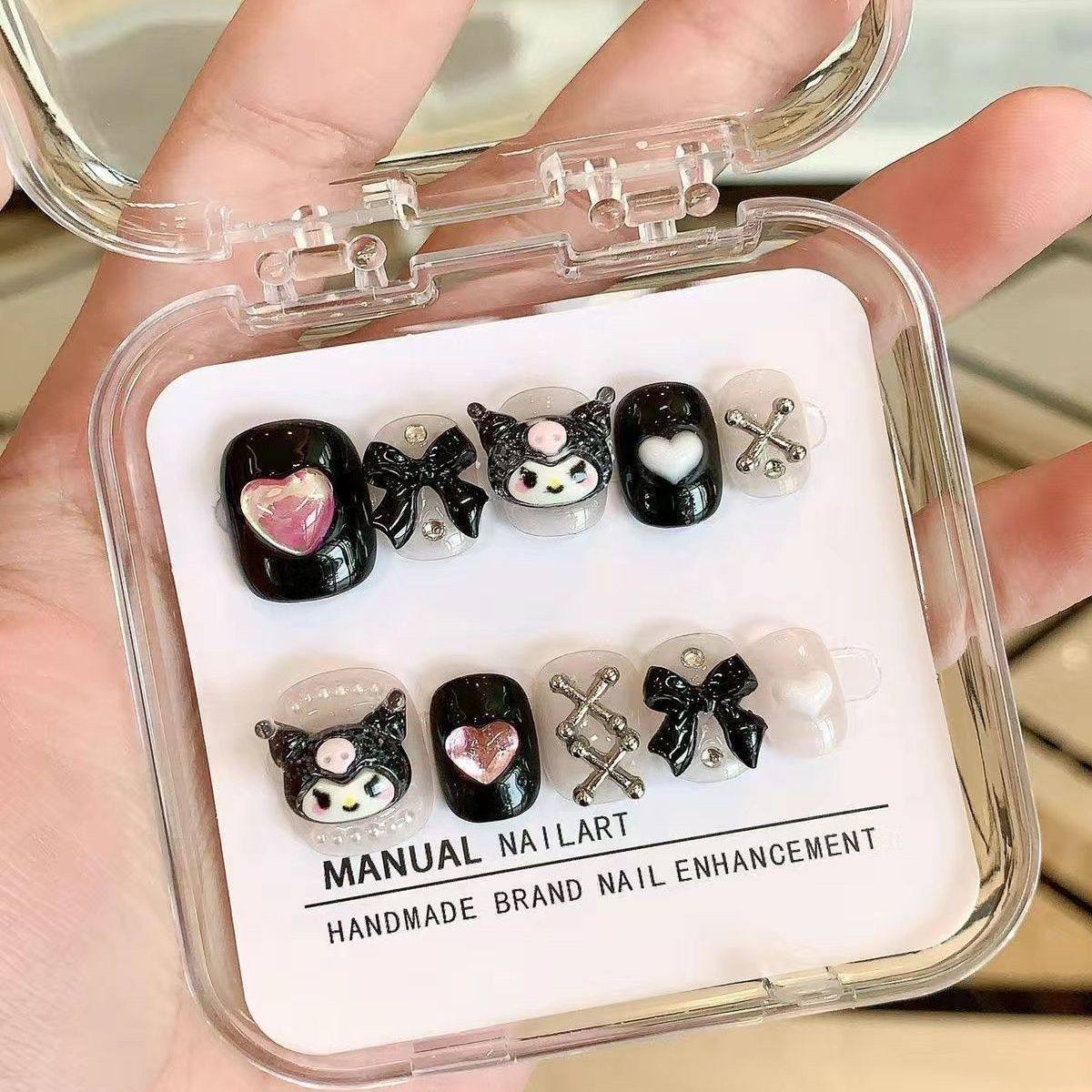 纯手工儿童穿戴甲女童美甲卡哇伊卡通小朋友儿童款穿戴甲美甲贴片,彩妆/香水/美妆工具,美甲工具,淘宝优惠券,粉丝福利购,淘宝优惠卷