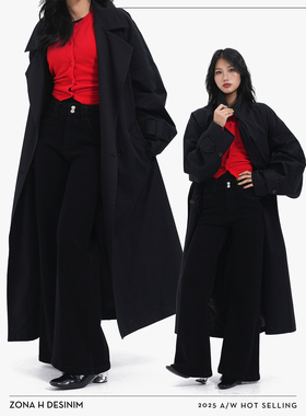 ZONA H DESINIM ·「超模裤」牛仔裤直筒喇叭裤显瘦女秋冬 88790