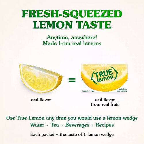 美国True Citrus 橘子柠檬浓缩固体饮料冲剂饮品速溶冲饮果汁粉