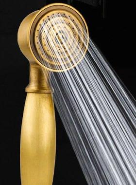 Retro Style Charm Brass Made Handheld Shower Head For
