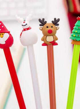 Cartoon Christmas tree old man neutral pen 0.5mm black creat