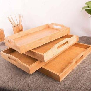 wood Hotel wooden rectanular rectan tray
