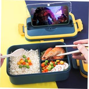 Friendly Lunch Food Bento Wheat Eco Container Straw Box