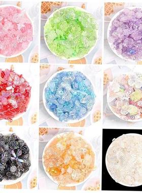 Mix Colorful Baroque Resin Charms Beads For Jewelry Making
