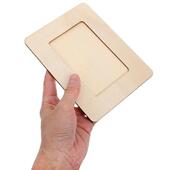 Safe White Pcs Frames Wooden Photo Unfinished Blank Craft