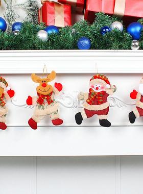 Christmas dancing old man snowman Christmas tree doll pendan